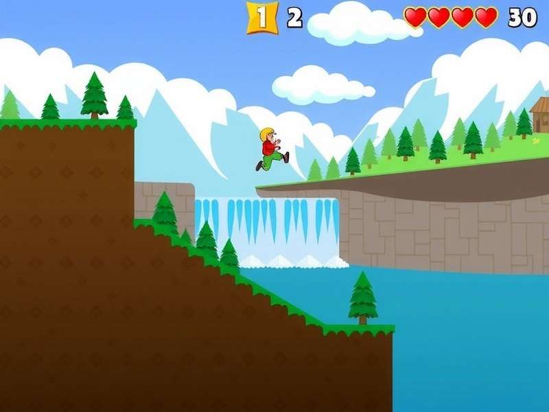 Nutmeg Niagara Jump Gameplay Screenshot